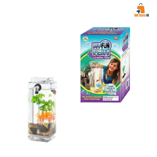 Self Cleaning Aquarium My Fun Fish Tank Complete Kit With Light Gravity Clean 3901