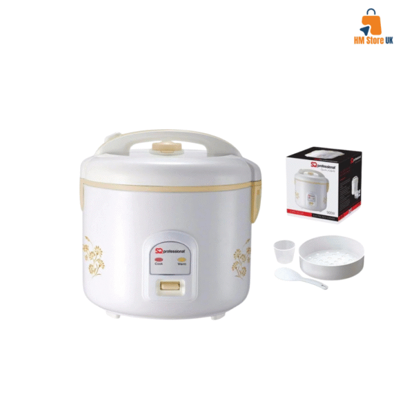Sq Pro Deluxe Kitchen Electric Rice Cooker 2.8 Litre 900 Watt 3424/8269 (Big Parcel Rate)