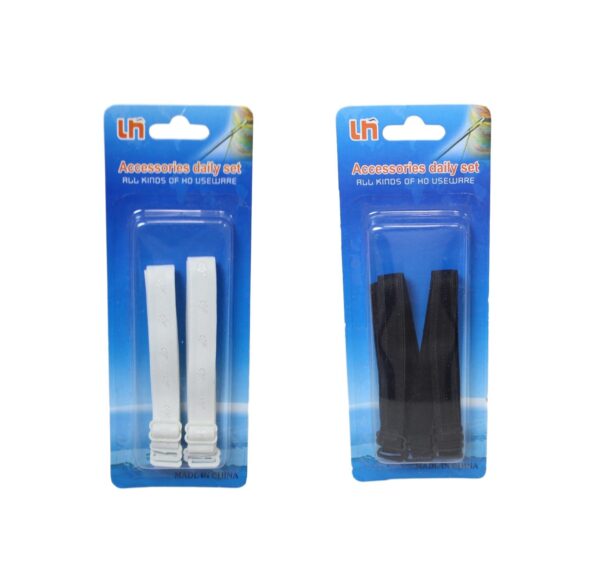 Elastic Underwear Bra Straps Sewing Available In White Black 4807 (Large Letter Rate)