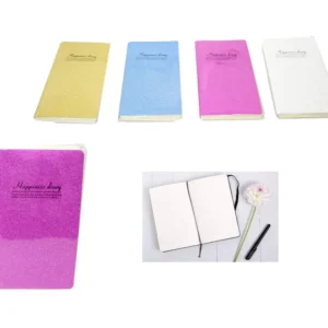 Happiness Diary Notebook 17.5 x 13 cm Assorted Colours 5720 (Large Letter Rate)