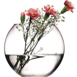 PB Botanica Floral Vase Round Clear Glass 16 x 12.5 cm 45068 A  (Parcel Rate)