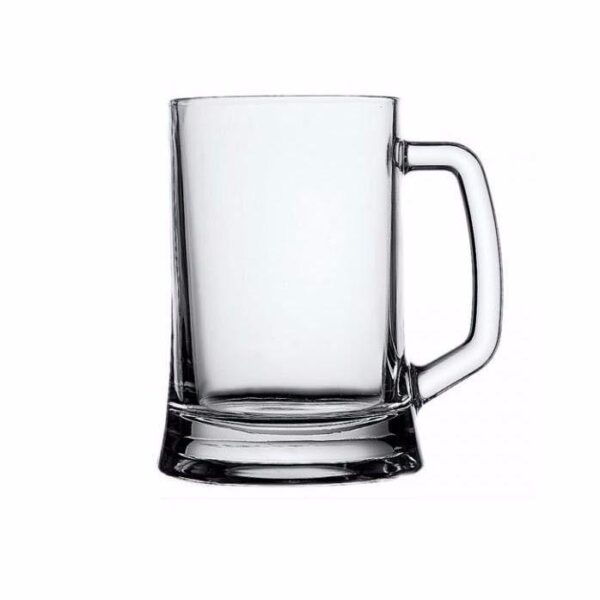 Set Of 2 High Quality Classic Heavy Duty 660ml Big Bear Glass Mugs Home Glassware 5286 (Parcel Rate) - Image 2