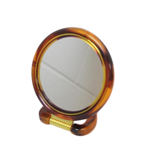 Double Sided Desk Stand Mirror One Side Magnifying One Side Regular 18cm 5954 (Large Letter Rate)
