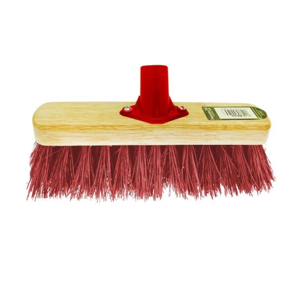 Marksman PVC Garden Sweeping Brush Assorted Colours 30cm 24098C (Parcel Rate) - Image 2
