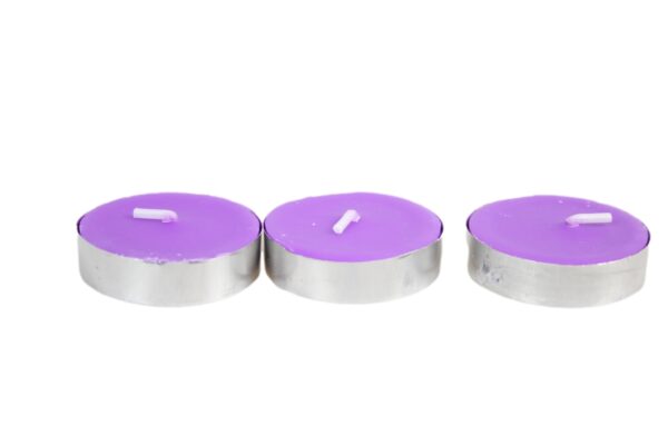 Scented Opella Lavender 12 Tealight Candles 3.5 Hour Burn Time CD001L (Parcel Rate) - Image 3