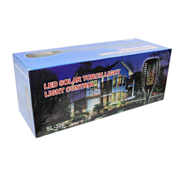 Solar Garden Lights Outdoor Waterproof LED Flickering Flames Torch 5140 (Parcel Rate) - Image 3