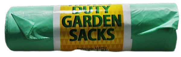 Garden Heavy Duty Garden Sacks Bin Bags Roll of 10 LL5752 (Parcel Rate)