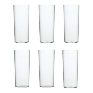 Long Plastic Tumblers Pack of 6 SK3081 (Parcel Rate)