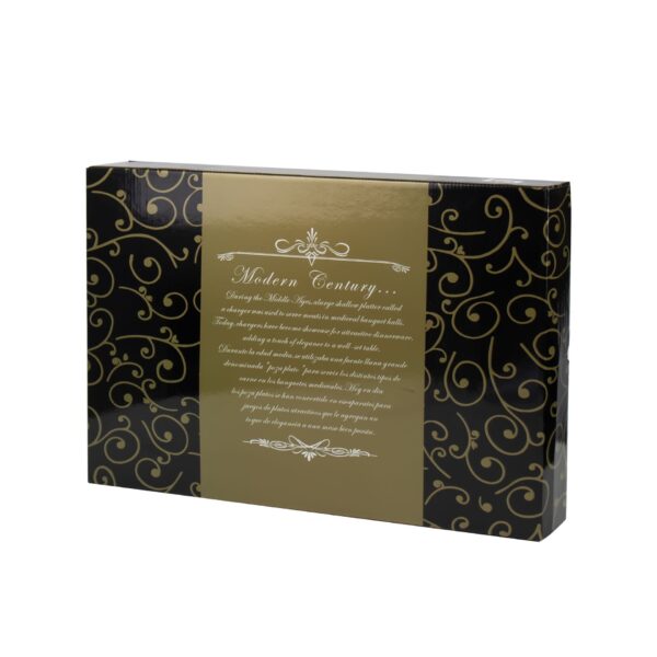 SQ Professional Durane Ornate Party Serving Tray Silver 5470XNN Set of 3 Oblong 10974 (Big Parcel Rate) - Image 4