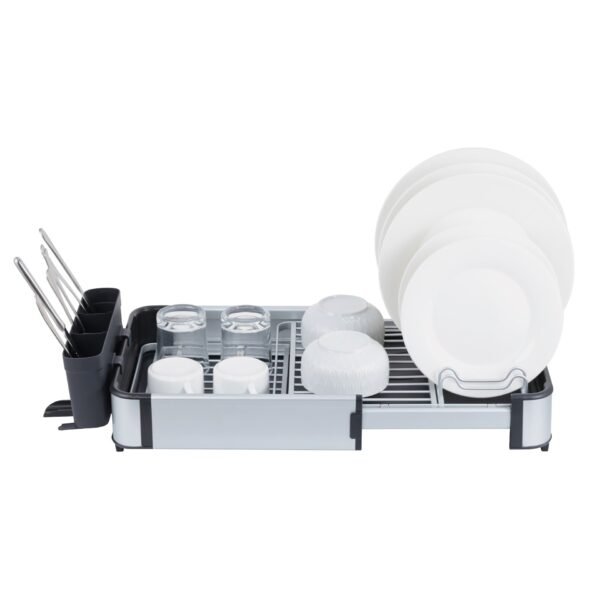 SQ Professional Durane Aluminium Expandable Dish Drainer 43-61 x 30 x 14.5 cm Silver 11299 (Big Parcel Rate) - Image 2